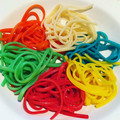 El cooksnap de MariaM cuando hizo Pasta de Colores (ARCOIRIS).