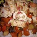CieM Cooksnap-ja, amikor elkészítette a(z) Petrezselymes krémmel göngyölt csirkemell, sült zöldségekkel receptet.