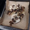 El cooksnap de boladeras cuando hizo Bacalao al horno con gambas al ajillo.