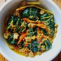 Cooksnap dari Ria Mamanya Tata untuk resep Buntil Daun Singkong & Daun Pepaya