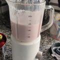El cooksnap de l Silva cuervo cuando hizo Batido de proteínas casero de fresa y avena.