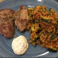 Zsófia József Cooksnap-ja, amikor elkészítette a(z) Ajvárbulgur sertéscsíkokkal receptet.
