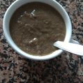 El cooksnap de Vane cuando hizo Salsa de champiñones.