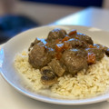 El cooksnap de Bea M cuando hizo Albóndigas con champiñones y zanahorias en Monsieur Cuisine.
