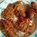 Cooksnap dari norma sari untuk resep Sosis Gulung Mi Praktis