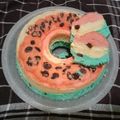 Cooksnap dari Sani Sanyoto untuk resep Bolu kukus loyang besar semangka dgn biji kismis