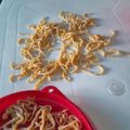 El cooksnap de Jessica cuando hizo Fideos caseros.