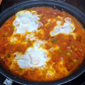 El cooksnap de Almudena Collado cuando hizo Huevos a la flamenca.
