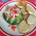 El cooksnap de Judith Neida Pizarro cuando hizo Zapallo italiano relleno con papas doradas.