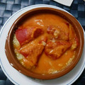 El cooksnap de Faika cuando hizo Pimientos del piquillo rellenos de merluza y gambas.
