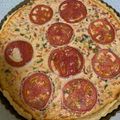El cooksnap de Fernanda cuando hizo Quiche tomate albahaca.