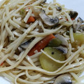El cooksnap de José Luis HR cuando hizo Tagliatelle de verduras y setas.