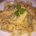 Bogyoo.95 Cooksnap-ja, amikor elkészítette a(z) Tejszínes-sajtos-csirkés tagliatelle receptet.