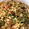 Herzkerschd's cooksnap of when they made Mie-Nudeln, Gemüse mit Curry-Hähnchen.