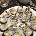 El cooksnap de Melisa Alonso cuando hizo Sushi.