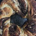 El cooksnap de Patricia Pinola🇦🇷 cuando hizo Rosca trenzada con Nutella.
