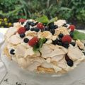 Cooksnap Jagoda z czasów, kiedy przygotował PAVLOVA- beza idealna.