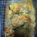 El cooksnap de montse cuando hizo Pollo al horno con piña.