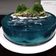 Cooksnap dari Ina Rahmi untuk resep Island Cake (Ocean Cake) agar2