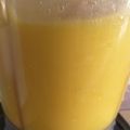 Rashida Minhaj's cooksnap of when they made Mango shake.