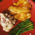 x3graphics's cooksnap of when they made Sriracha-Lime Baked Tilapia.