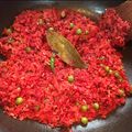 Sudipa Gope's cooksnap of when they made Beetroot Pulav.