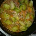 El cooksnap de Brenda Belem Medina Reyes cuando hizo Coles de bruselas con carne molida.