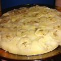 El cooksnap de graciela martinez IG @gramar09ok ☺💗 cuando hizo Tarta de flan y plátano.