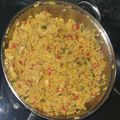 Lunga Ndlovu's cooksnap of when they made Chicken strips and rice.