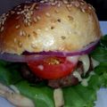 nafisat kitchen 's cooksnap of when they made My home made burger.