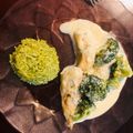 El cooksnap de Teresa Davila cuando hizo Fajitas de pollo en crema de brócoli.ॐ.
