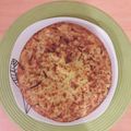 El cooksnap de Gabriela Moreno cuando hizo Tortilla de papa rallada.