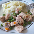 El cooksnap de Angélica Gdy cuando hizo Pollo arvejado veloz.