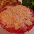 Kristina's cooksnap of when they made low calorie baked parmasean tomatoes.