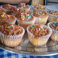 El cooksnap de Laly cuando hizo Muffins de dulce de leche y chips de chocolate.