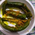 Vidhya Bala का कुकस्नैप जब उन्होंने राई की मिर्च का अचार (rai ki mirch ka achar recipe in Hindi) बनाया था।