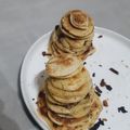 El cooksnap de estefania cuando hizo Mini Panqueques con manjar.