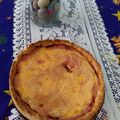 El cooksnap de Yara Berroa cuando hizo Torta de jamón y queso con huevo.