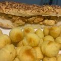 El cooksnap de Zek cuando hizo Sándwich de pollo adobado con salsa cuarto de libra.