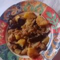 Sheenay Khan's cooksnap of when they made Aloo baingan ki sabzi.