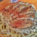 Cooksnap dari amie utom untuk resep Chicken Spaghetti Alfredo