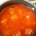 El cooksnap de Lucía Yáñez Lugo cuando hizo Albóndigas de res, en caldillo de tomate.