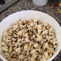 El cooksnap de Florencia cuando hizo Pochoclos dulces o salados.