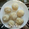 आदर्श कौर का कुकस्नैप जब उन्होंने चावल के आटे के फरे (chawal ke aate ke fare recipe in Hindi) बनाया था।