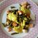 El cooksnap de Zaira cuando hizo Ensalada de tres judías, pollo, langostinos y mojo de naranja.