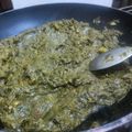 Anam Azhar's cooksnap of when they made Sarson Ka saag.