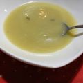 El cooksnap de Bibi García cuando hizo Crema de Chayote.