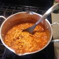 El cooksnap de Alejandra cuando hizo Tinga de pollo🌹.