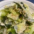 やよい・M's cooksnap of when they made キャベツとワカメのナムル風サラダ.