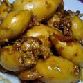 Cooksnap dari RinaRina untuk resep Cumi isi Tahu Telur masak Asam